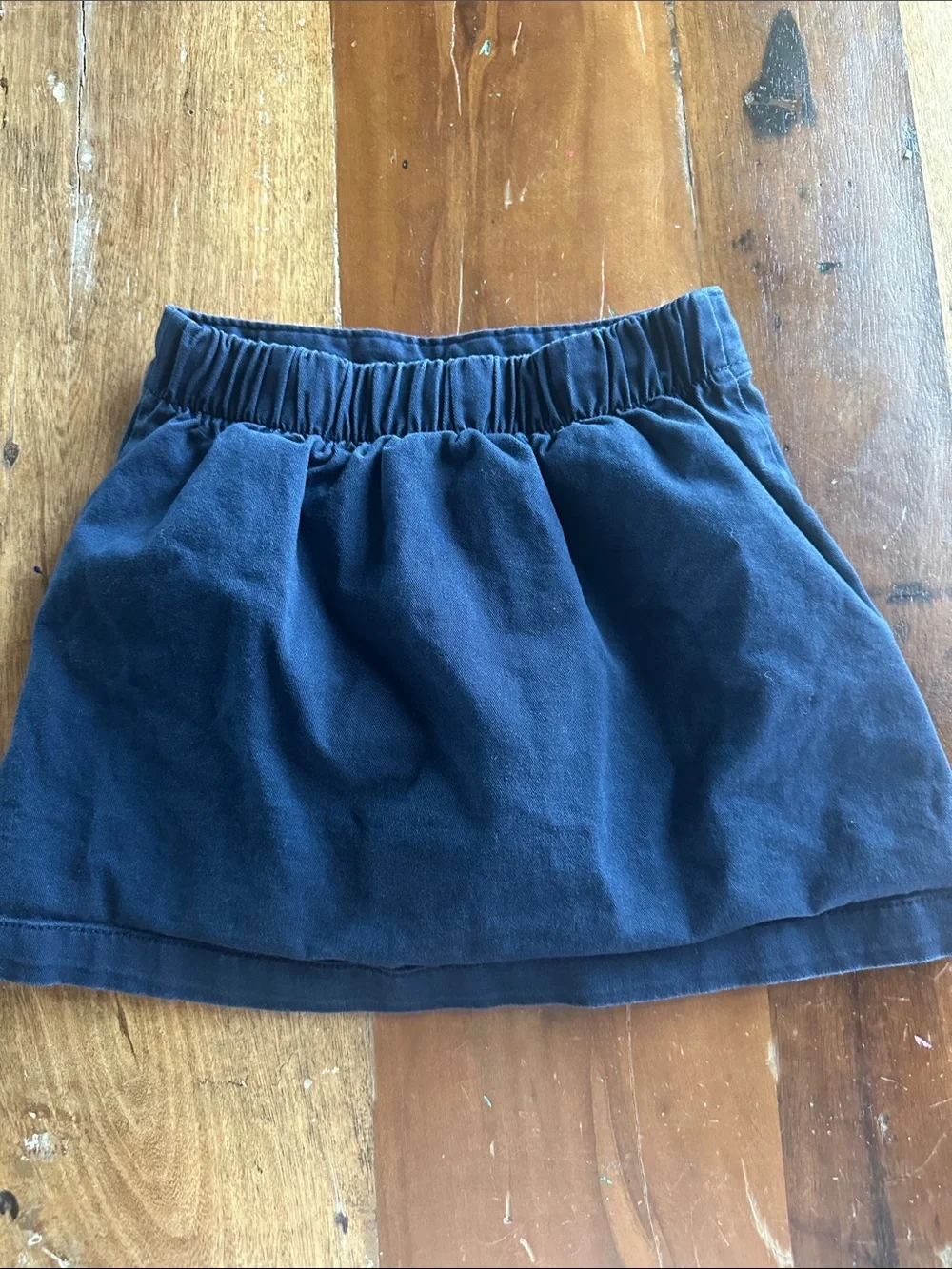 Old Navy Girls Navy Dress, Shirt, Skirt & Vest Set